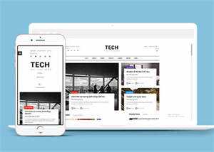 互联网科技媒体HTML网站模板 - 火火兔电子商城