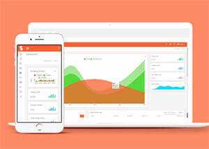 简洁后台管理员系统网站模板 - 火火兔电子商城