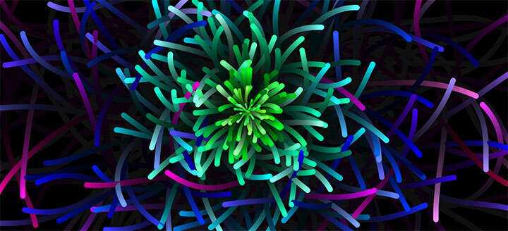 html5 canvas彩色海葵生长背景动画特效 - 火火兔电子商城