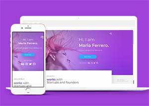 视觉体验设计师简历类模板下载 - 火火兔电子商城