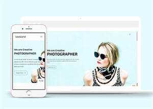 时尚女装展示HTML5网页模板下载 - 火火兔电子商城