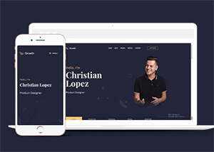 个人摄影师博客网页模板下载 - 火火兔电子商城