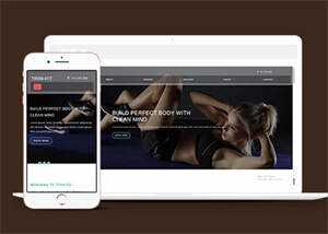 健身房加盟类企业网站模板下载 - 火火兔电子商城