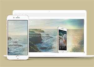 图片视差APP应用网站模板下载 - 火火兔电子商城