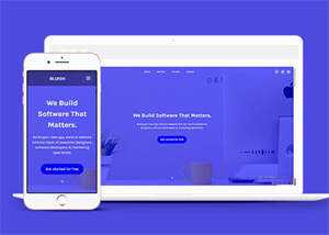 品牌设计公司企业网站页面模板 - 火火兔电子商城