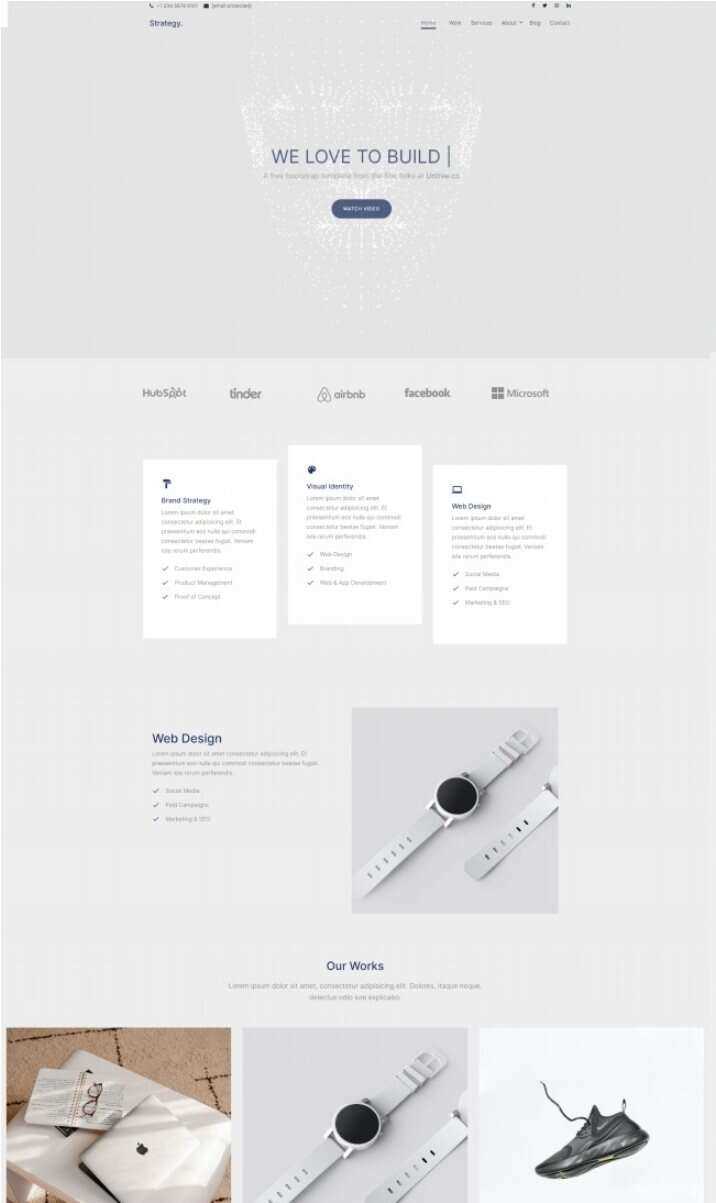 品牌视觉设计公司网站html模板 - 火火兔电子商城