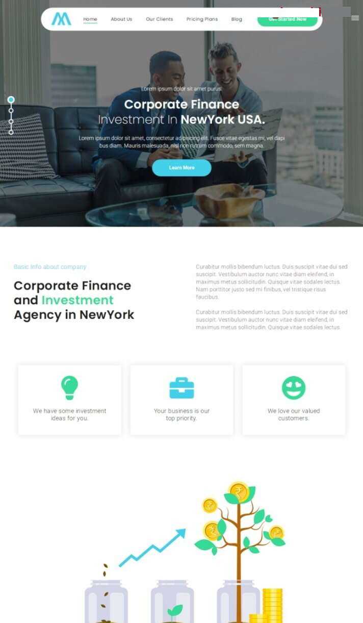 HTML5融资开发机构网站模板 - 火火兔电子商城