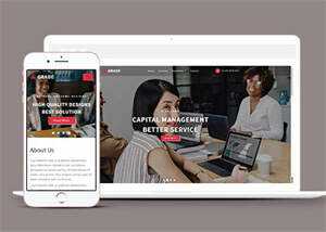 证券咨询服务机构网站模板下载 - 火火兔电子商城