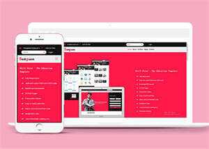 宽屏国外别墅类销售网站模板 - 火火兔电子商城