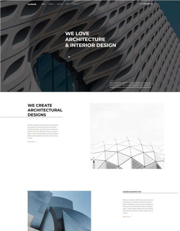 HTML5建筑室内设计公司网站html模板 - 火火兔电子商城