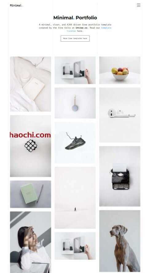 设计服务公司作品宣传网站HTML模板 - 火火兔电子商城