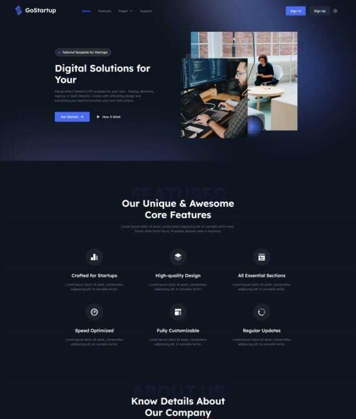 数字解决方案企业CSS模板 - 火火兔电子商城