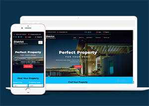网页设计师单页网站模板下载 - 火火兔电子商城