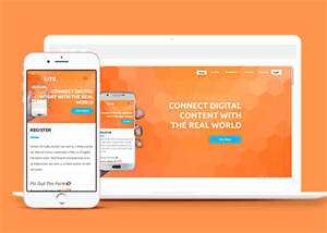 简洁安卓手机应用APP网站模板 - 火火兔电子商城