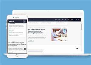 简约品牌网络商务营销网站html模板下载 - 火火兔电子商城