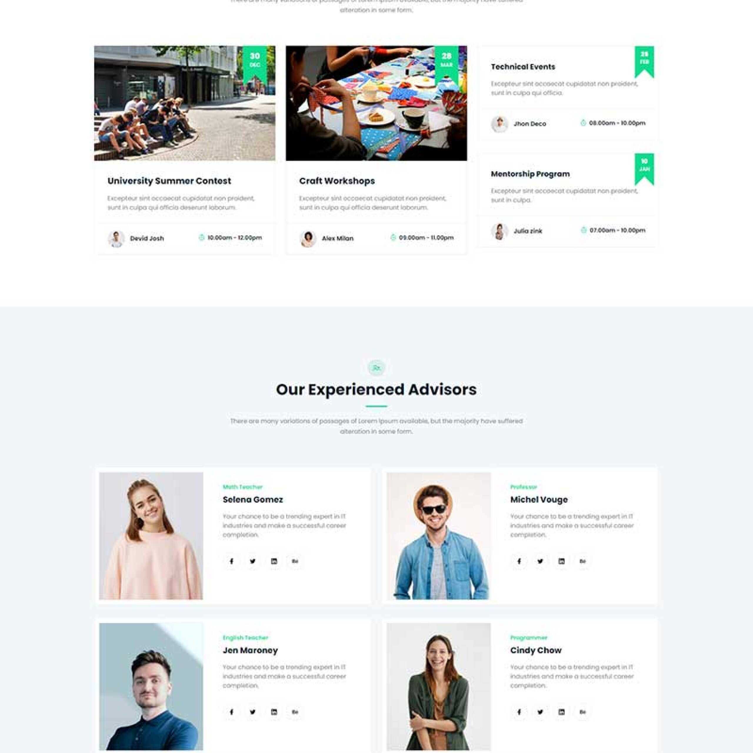 绿色响应式在线课程教育HTML5网站模板 - 火火兔电子商城
