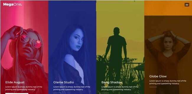 演唱会嘉宾宣传介绍网页模板 - 火火兔电子商城