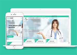 私人医院健康体检网站模板下载 - 火火兔电子商城