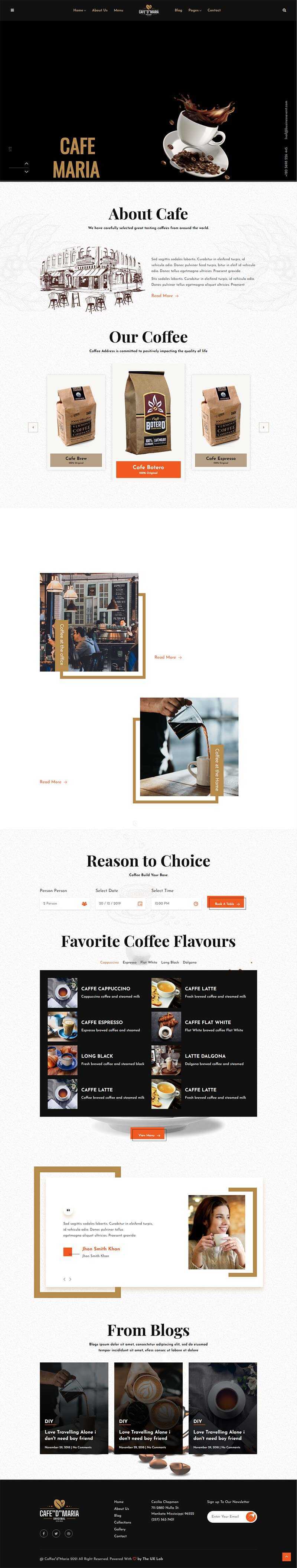 bootstrap响应式甜品茶餐厅官网html模板 - 火火兔电子商城