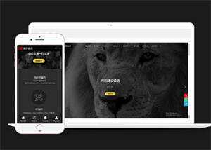 简洁品牌设计建设类网站前端模板 - 火火兔电子商城