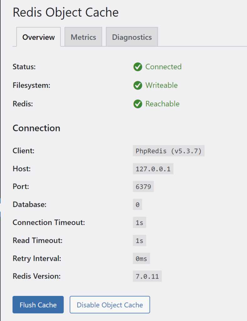图片[4] - wordpress加速缓存插件Redis Object CacheV2.4.4 - 火火兔电子商城