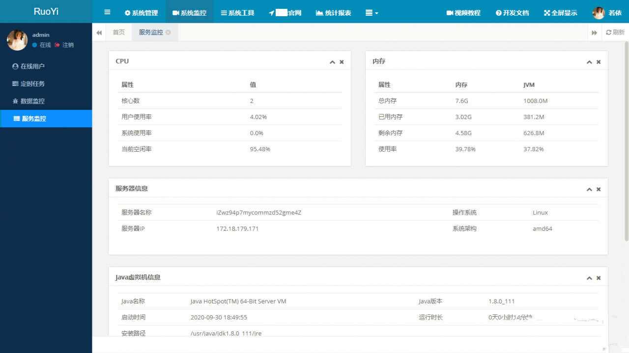 RuoYi若依管理系统最新版 基于SpringBoot的权限管理系统 - 火火兔电子商城