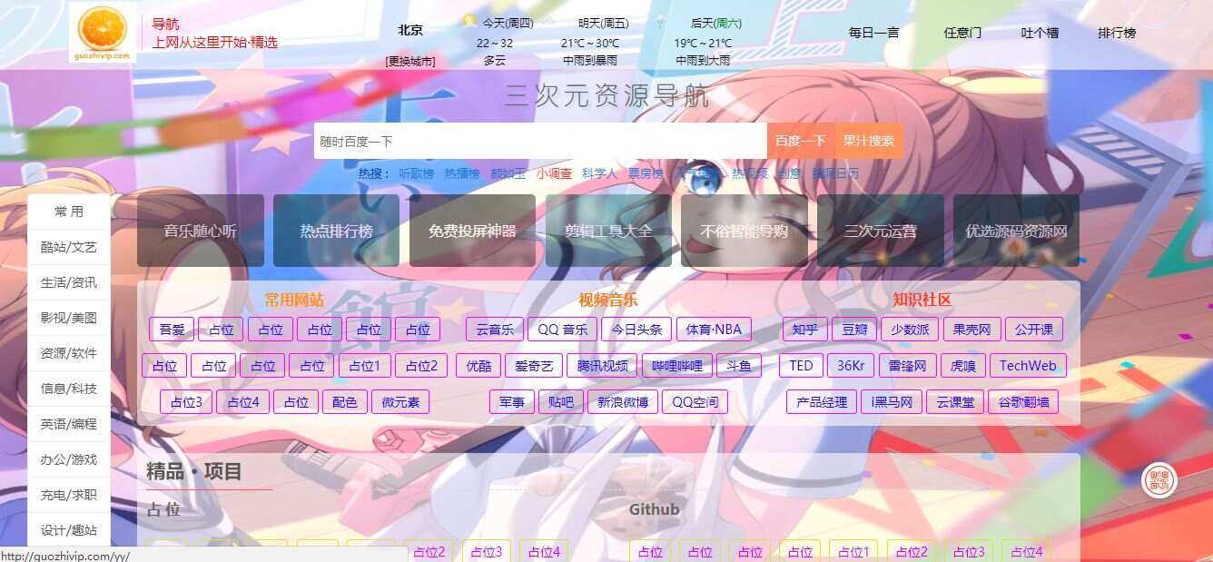 图片[2] - 精美网址导航及热点热搜影视排行榜源码 - 火火兔电子商城