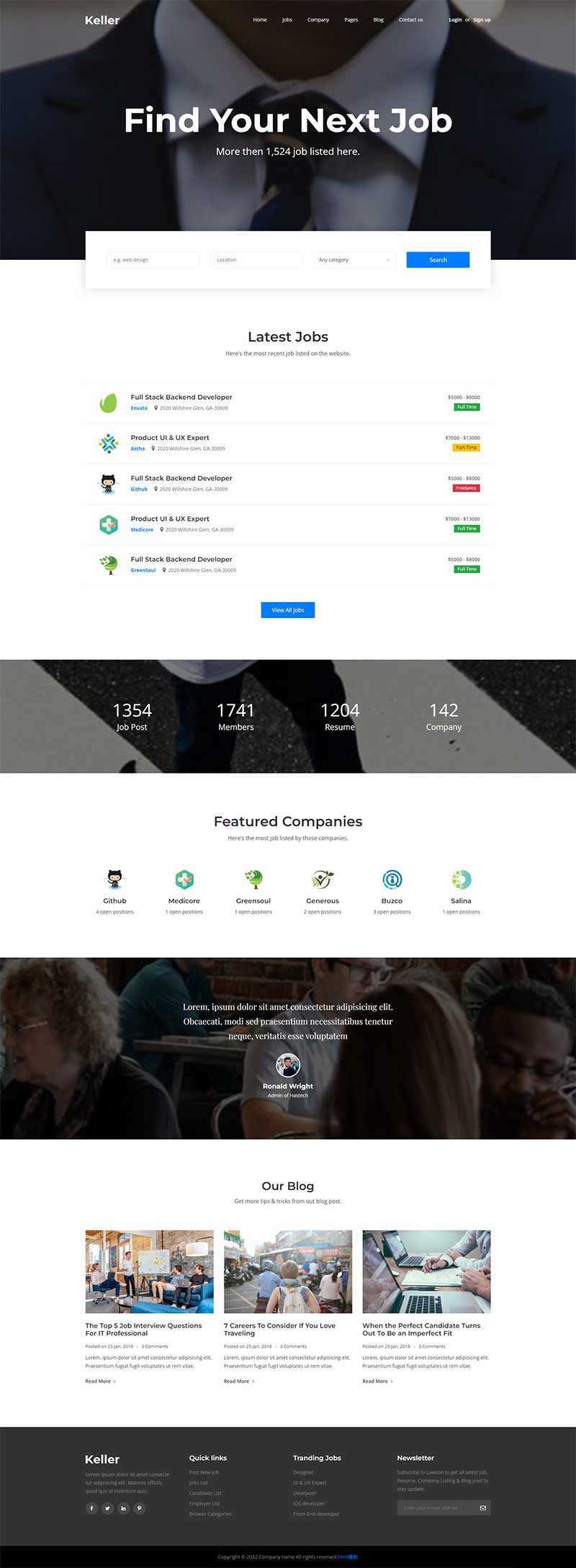 创意商务咨询服务企业网站html模板 - 火火兔电子商城