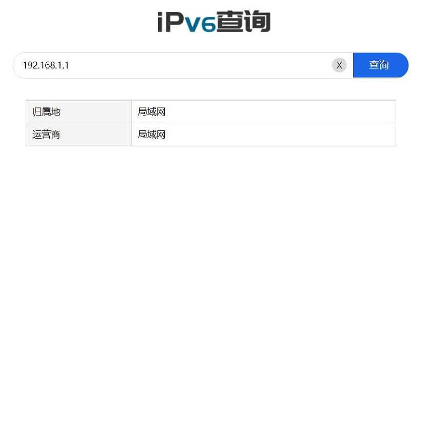 IP属地查询源码 包含前端和后端源码 支持IPV4/V6 - 火火兔电子商城