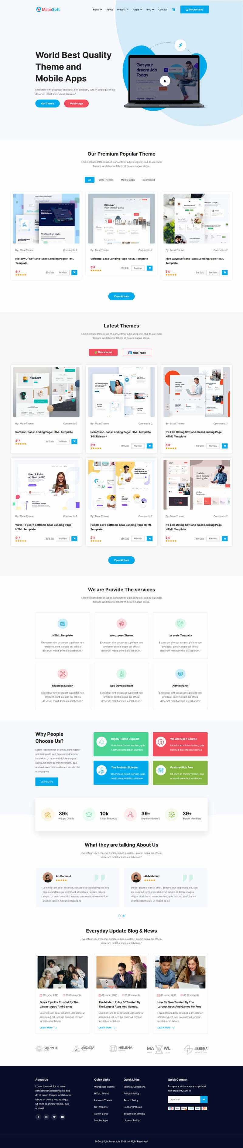 Bootstrap5数字信息产品交易平台HTML模板 - 火火兔电子商城