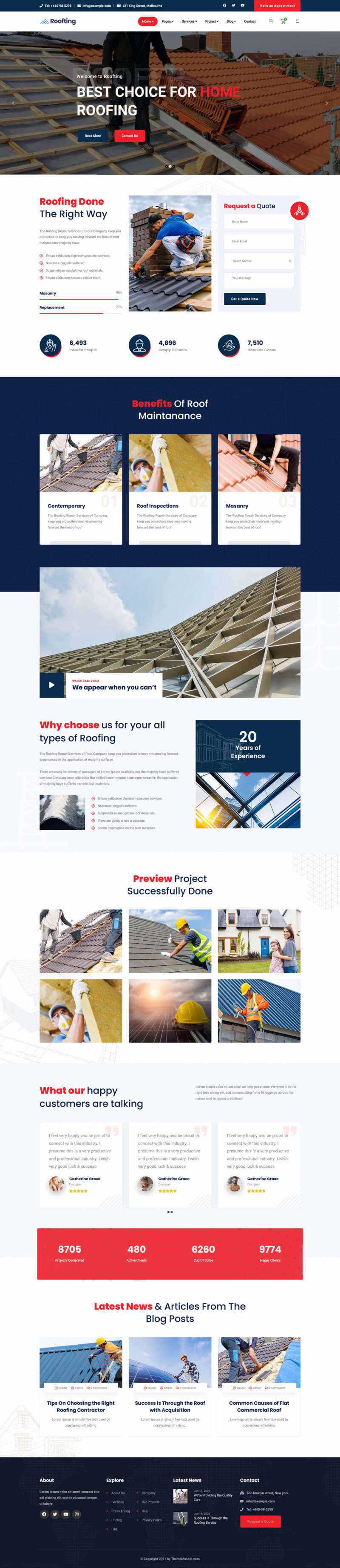 Bootstrap响应式的房屋建筑工程企业html模板 - 火火兔电子商城