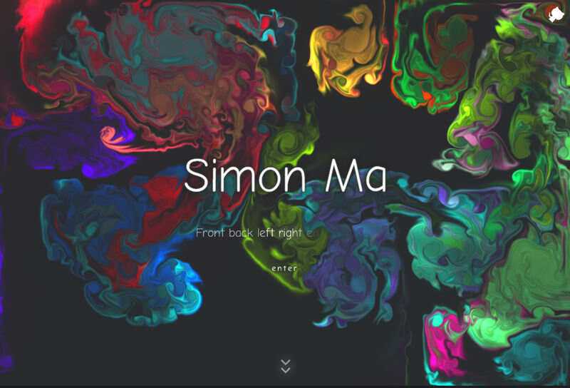 炫彩流光下拉翻页引导页html模板 - 火火兔电子商城