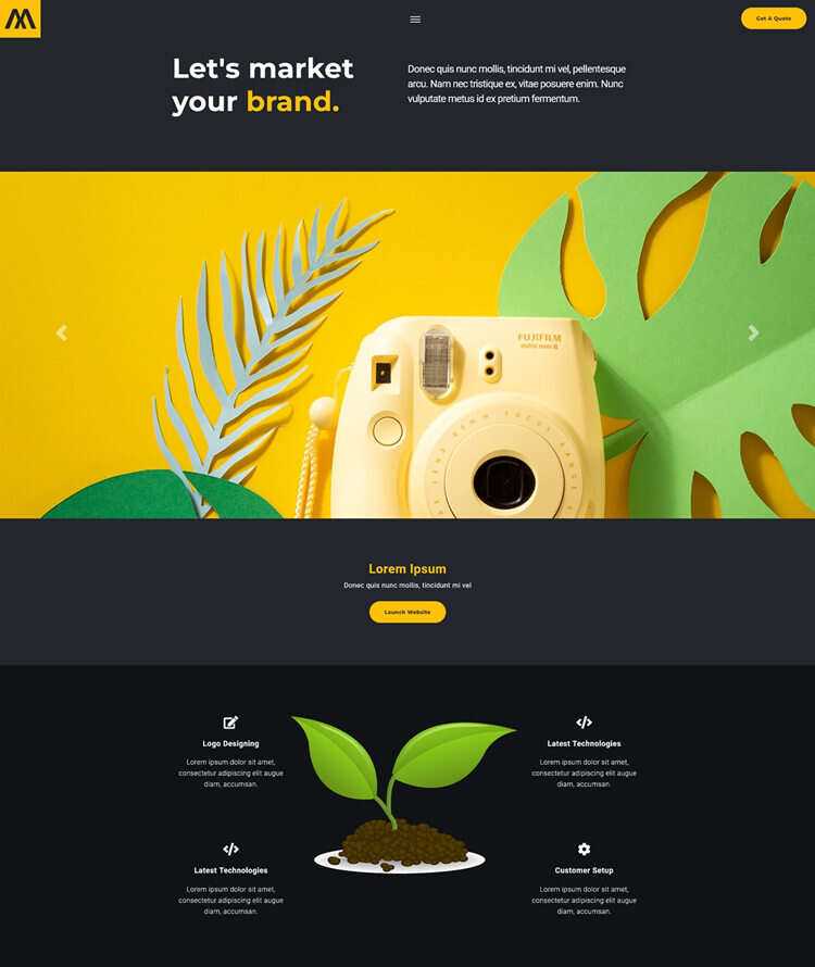 品牌营销策划服务公司网站html5模板 - 火火兔电子商城