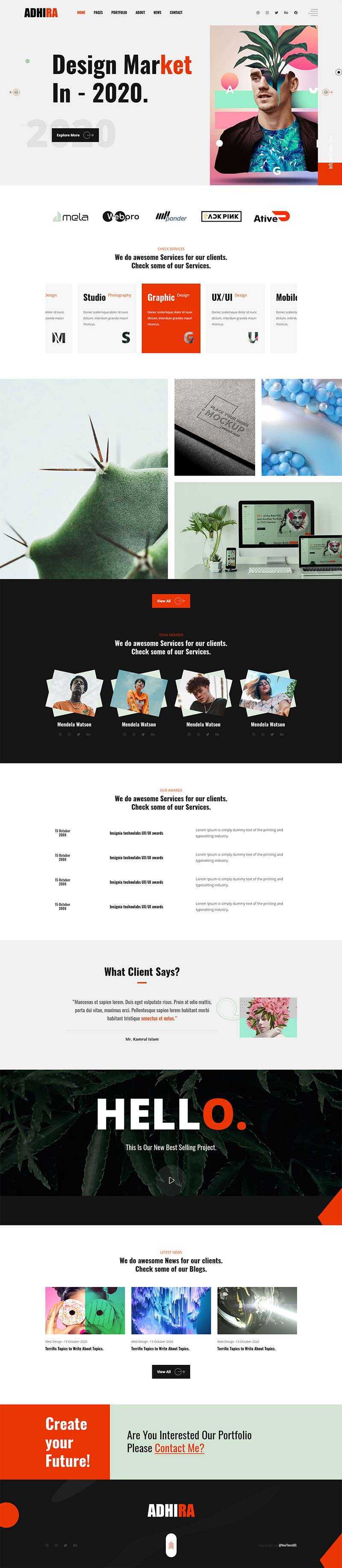 Bootstrap响应式企业宣传主题网站HTML模板 - 火火兔电子商城